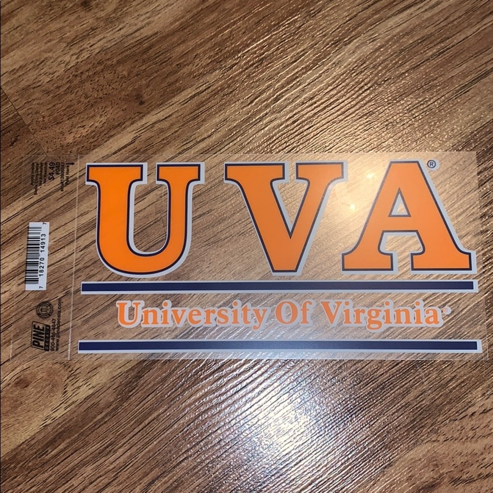 BRAND NEW UVA STATIC CLING STICKER